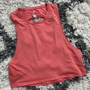Lululemon Cut Back Crop Tank